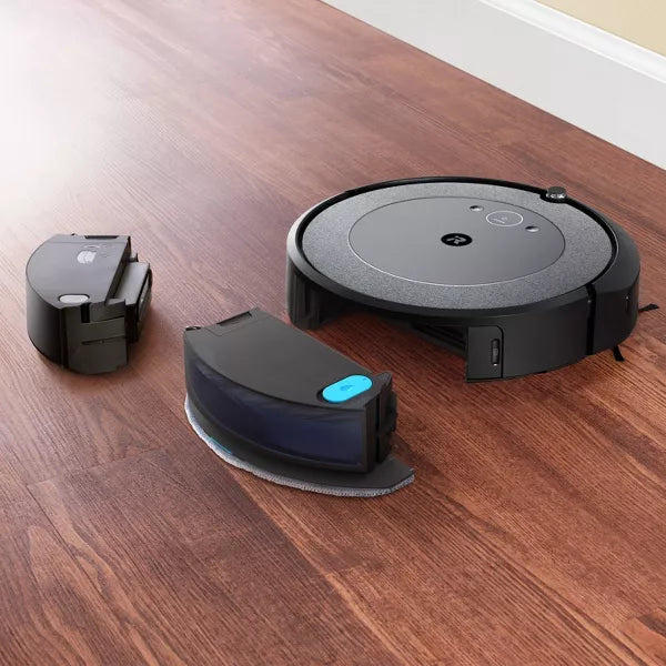 iRobot Roomba Combo i5+ Self-Emptying Robot Vacuum & Mop: Smart Mapping, Pet Hair, Multi-Surface, App-Controlled