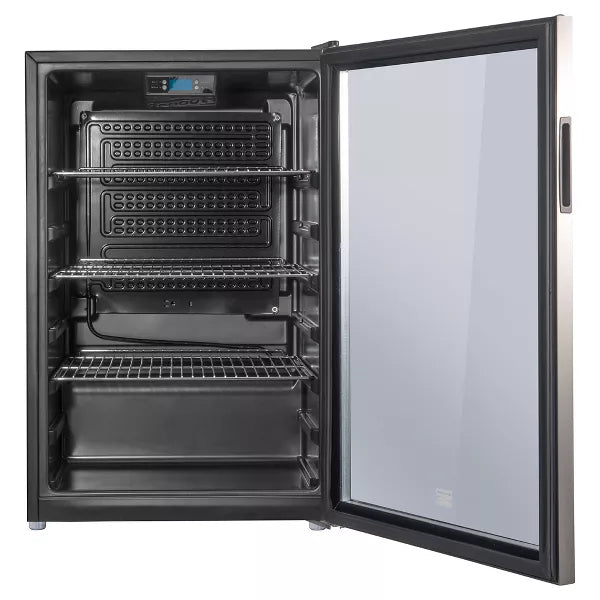 Whirlpool 3.6 cu ft Mini Refrigerator Beverage Center - Stainless Steel WHB36S: Freestanding Drink Fridge, 109 Cans