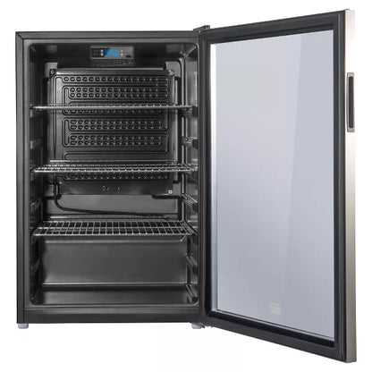 Whirlpool 3.6 cu ft Mini Refrigerator Beverage Center - Stainless Steel WHB36S: Freestanding Drink Fridge, 109 Cans